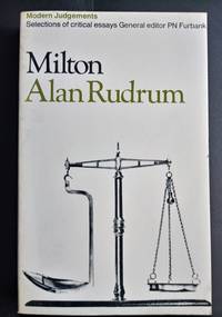 Milton by Rudrum, Alan - 1970