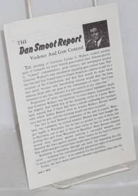 Violence and gun control by Smoot, Dan - 1972