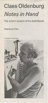 Claes Oldenburg: Notes in Hand (Original brochure advertisement for the 1971 book)