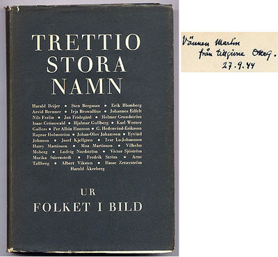 Jubileumsboken Trettio stora namn ur Folket i…