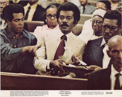 Cool Breeze (Complete set of eight original color photographs from the 1972 film)