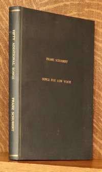cover of FIFTY ADDITIONAL SONGS FOR LOW VOICE BY FRANZ SCHUBERT
