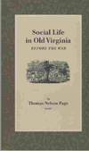 Social Life in Virginia Before the War
