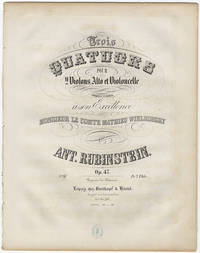 [Op. 47, no. 2]. Trois Quatuors Pour 2 Violons, Alto et Violoncelle composés et dédiés à son Excellence Monsieur le Comte Mathieu Wielhorsky... Op. 47. No. 2. Pr. 2 Thlr. [Parts]