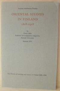 Oriental studies in Finland 1828-1918.