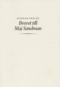 Brevet till Maj Sandman.