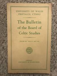 The Bulletin Of The Board Of Celtic Studies Volume XIV Part IV May 1952 Efengyl Nicodemus