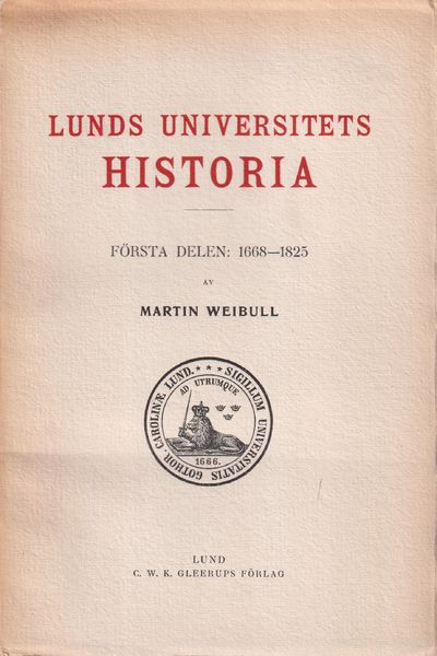 Lunds universitets historia. Första delen…