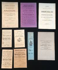 A small collection of materials form the New London County Agricultural Society