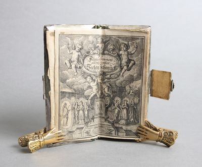 Des mit Jesu verlobten Tugend-liebenden Frauen-Zimmers Allerschönster Seelen-Schmuck... In einem Gebet- und Gesang-Buche, als einem geistlichen Schmuck-Kästlein, mit zwölff unterschiedkichen Fächlein, aus Göttlichem Worte gezeiget, und mit vier und zwantzig upffern gezieret. (photo 3)
