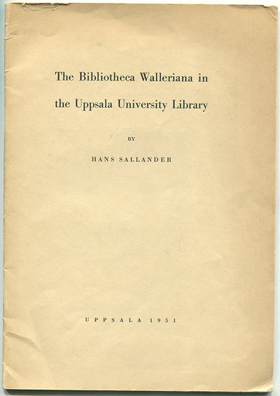 The Bibliotheca Walleriana in the Uppsala…
