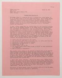 image of Wounded Knee Bulletin #1. March 19, 1973