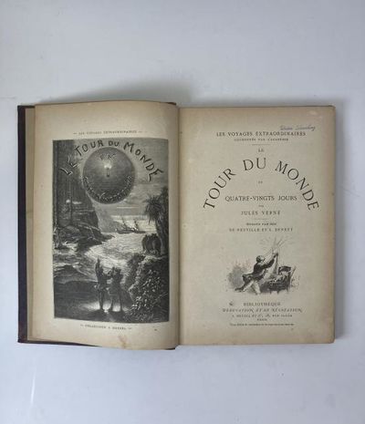 Le tour du monde en quatre-vingts jours. Dessins par MM. de Neuville et L. Benett. (photo 2)