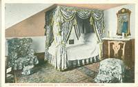 Martha Washingtons Bedroom, Mt. Vernon Mansion, VA, 1920s Unused Postcard - 