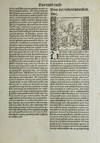 Leaf with two woodcuts from Der beschlossen Gart der Rosenkrantz Marie