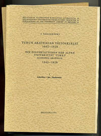 Turun akatemian väitöskirjat 1642-1828. Die…