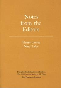 Nine Tales by Henry James - Notes From The Editors