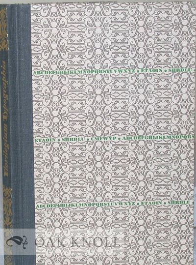 Van Nuys, CA: Richard Hoffman, 1985. cloth-backed decorated paper-covered boards. 8vo. cloth-backed ...