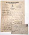 Typewritten Letter from Prominent Southern Woman Writer Anne Bozeman Lyon, Discussing WWI