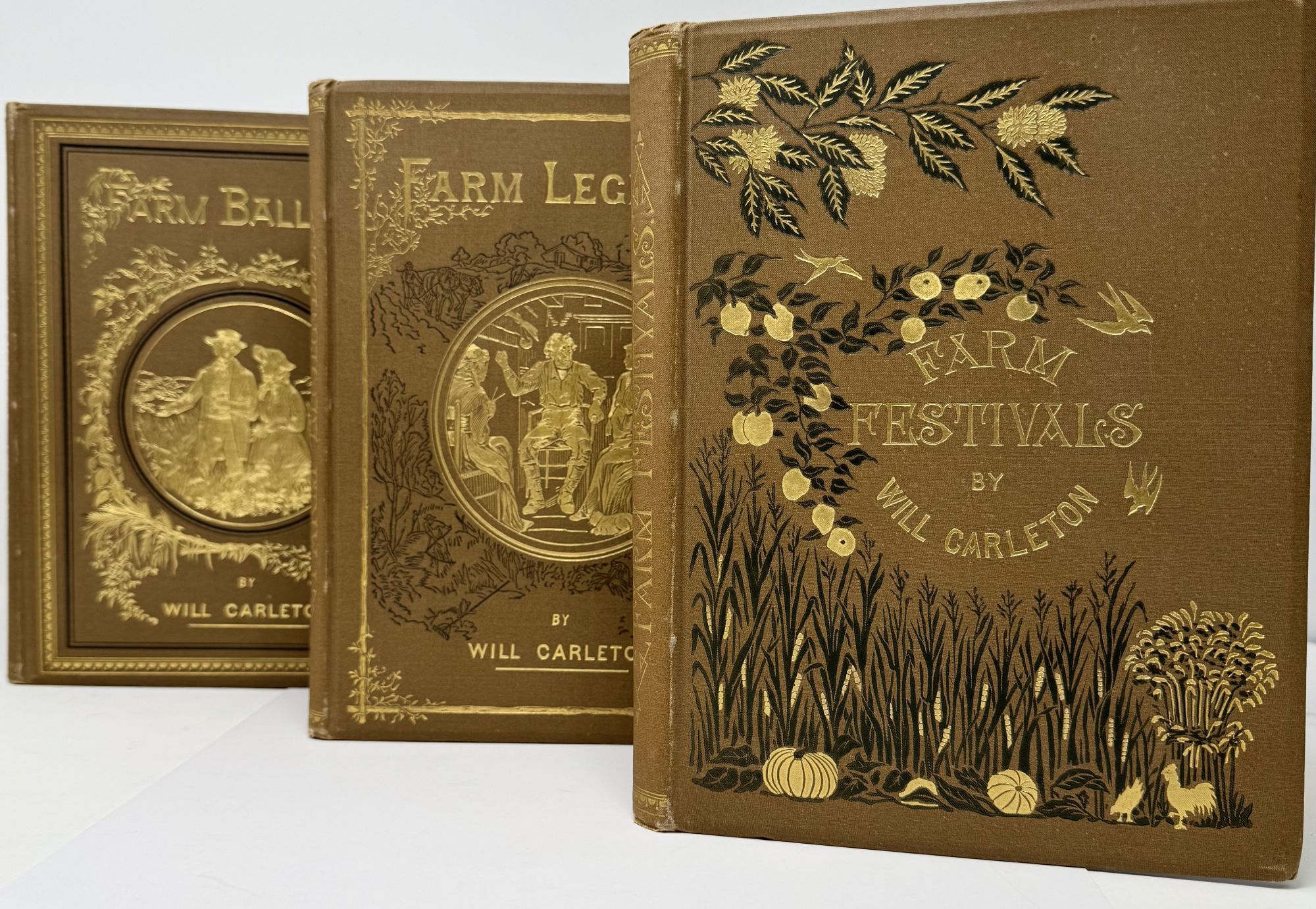 Farm Ballads (1873), Farm Legends (1875), Farm Fes