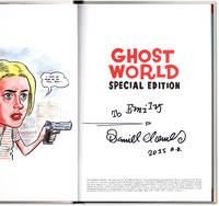 cover of Ghost World: Special Edition. Signed by Daniel Clowes with drawing.