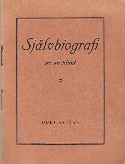 Självbiografi av en blind.