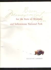 image of Bison Management Plan for the State of Montana and Yellowstone National Park - August 2000