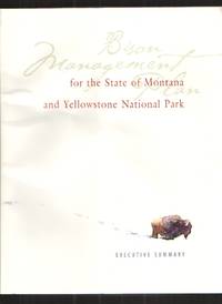 Bison Management Plan for the State of Montana and Yellowstone National  Park - August 2000