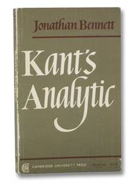 Kant&#039;s Analytic by Bennett, Jonathan - 1966