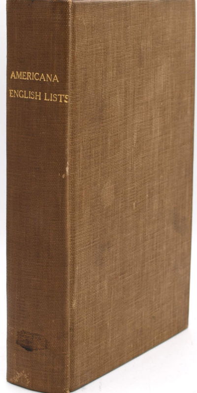 [AMERICANA] [BOOKS ON BOOKS] A DOZEN ENGLISH BOOK LISTS, EARLY 20th CENTURY, ALL RELATING TO AMERICANA