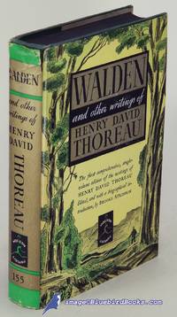 Walden and Other Writings of Henry David Thoreau (Modern Library #155.3) by THOREAU, Henry David - [c.1959]