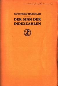 Der Sinn der Indexzahlen Eine Untersuchung über…