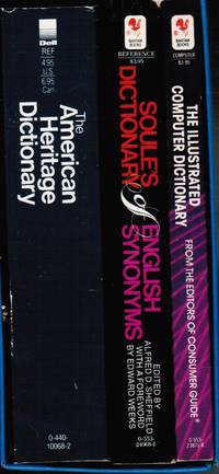 cover of 3 Books: the American Heritage Dictionary, Soules Dictionary of English Synonyms; the Illustrated Computer Dictionary