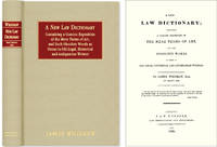 A New Law Dictionary: Containing Concise Exposition of the Mere.. by James Whishaw - Hardcover - 2004 - from The Lawbook Exchange Ltd (SKU: 37827)