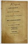 AN ADDRESS TO THE REPUBLICANS AND PEOPLE OF NEW-YORK, PENNSYLVANIA, AND VIRGINIA. UPON THE STATE OF PRESIDENTIAL PARTIES. BY A CITIZEN OF NEW-YORK. SEPTEMBER, 1824