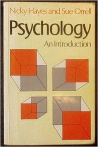 Psychology: An Introduction by S Orrell N. Hayes
- Paperback
- 1987
- from Bookbarn (SKU: 1860896)