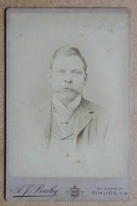 Cabinet Photograph: A Portrait of a Man with a Moustache.