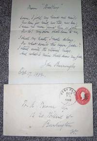 image of AUTOGRAPH MANUSCRIPT SIGNED: from "Waiting"