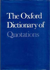 image of The Oxford Dictionary of Quotations (Second Edition)