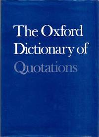 The Oxford Dictionary of Quotations (Second Edition)