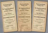 PENNSYLVANIA-READING SEASHORE LINES / EASTERN REGION/ ATLANTIC DIVISION/  TIME TABLE NO.21, NO.1, NO. 2 / FOR THE GOVERNMENT OF EMPLOYES ONLY (3  CONSECUTIVE TIME TABLES APRIL 27, 1941 TO JUNE 7, 1942) by Hackenberg, J. O. ; General Manager - 1941-42