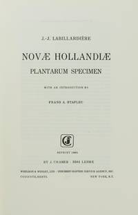Novae Hollandiae Plantarum Specimen by J.-J LABILLARDIERE - Hardcover - 1966 - from Michael Treloar Antiquarian Booksellers (SKU: 90523)