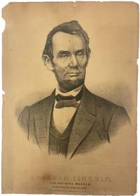 1865 Lithograph Portrait of Abraham Lincoln, The Nation's Martyr, Printed Shortly After...