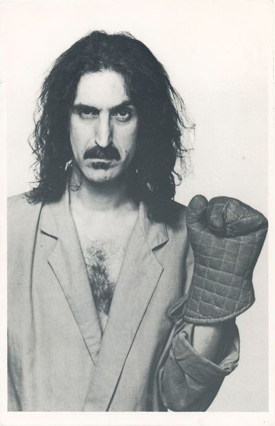 Original invitation to a performance by Frank Zappa at Limelight nightclub, New York, August 14, 1984