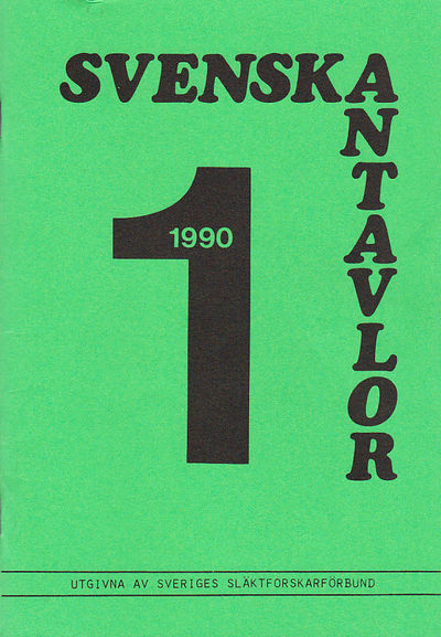 Svenska antavlor. Band III. Utgivna av Sveriges…
