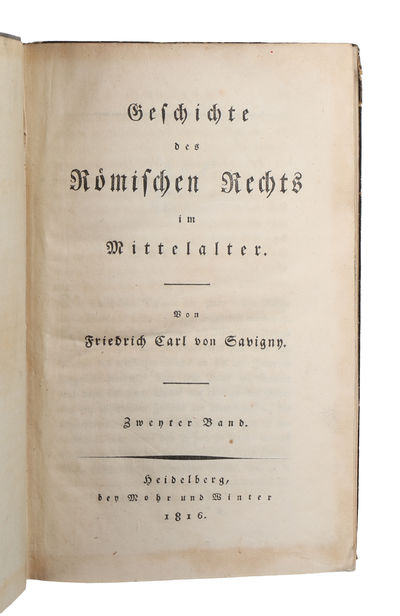 Geschichte des Römischen Rechts im Mittelalter. 6 Bde. (photo 4)