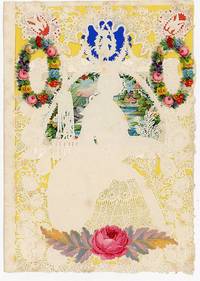 Octavo - Elaborate Lace Paper Elegant Woman holding a Hand Fan in a Garden