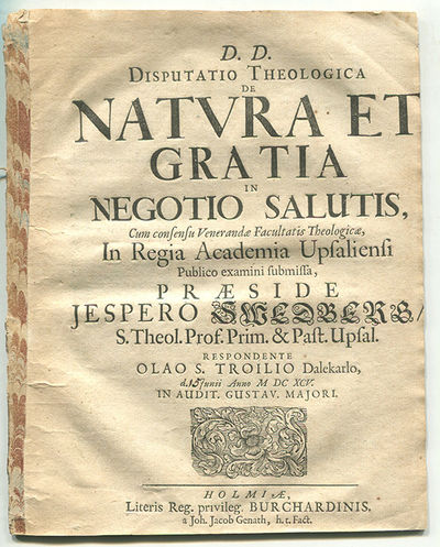 Disputatio theologica de natura et gratia in…