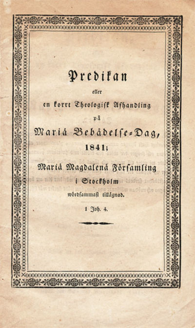 Predikan, eller en korrt theologisk afhandling,…