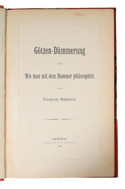 Götzen-Dämmerung oder Wie man mit dem Hammer…